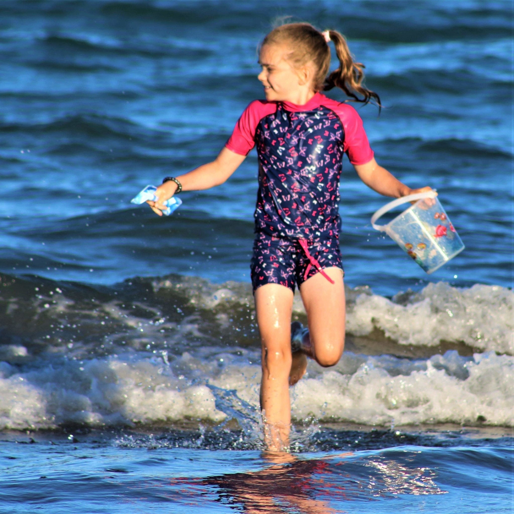 Kids Girls Modest Swim Shorts UPF50+ Sun Protection Children's